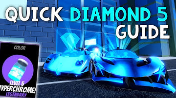 HOW TO GET DIAMOND HYPERCHROME LEVEL 5 EASILY in Roblox Jailbreak