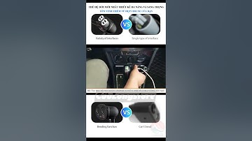 Bộ Chia Tẩu Sạc Nhanh QC 3.0 Ôtô Quay 180 Độ 2 Cổng Cắm Tẩu Sạc, Có Đèn Led cốc sạc nhanh xe hơi