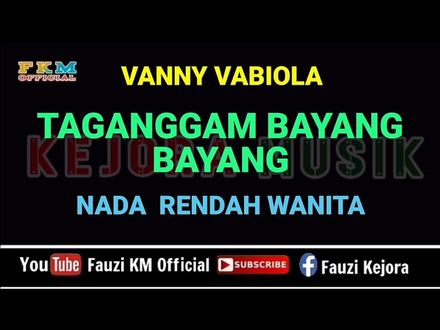 TAGANGGAM BAYANG - BAYANG - Vanny Vabiola (Karaoke) NADA RENDAH WANITA class=