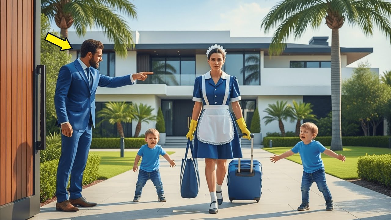 MILLONARIO DESPIDIÓ A LA LIMPIADORA Y LO QUE DIJO SUS HIJOS LO CAMBIÓ TODO