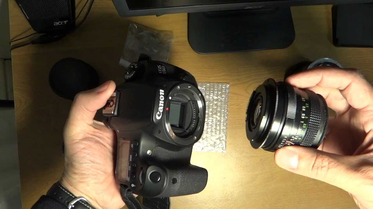 EMF AF Confirm M42 Lens To Canon EOS EF mount adapter HD