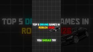 🚗 Top 5 BEST Driving Games in Roblox (2026) 🔥 | Realistic Cars, Racing & Open Worlds