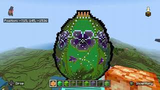 Minecraft:  PixelArt - Faberege Egg Complete! | #mammymushrooms on #Twitch #minecraft #megabuilds #m