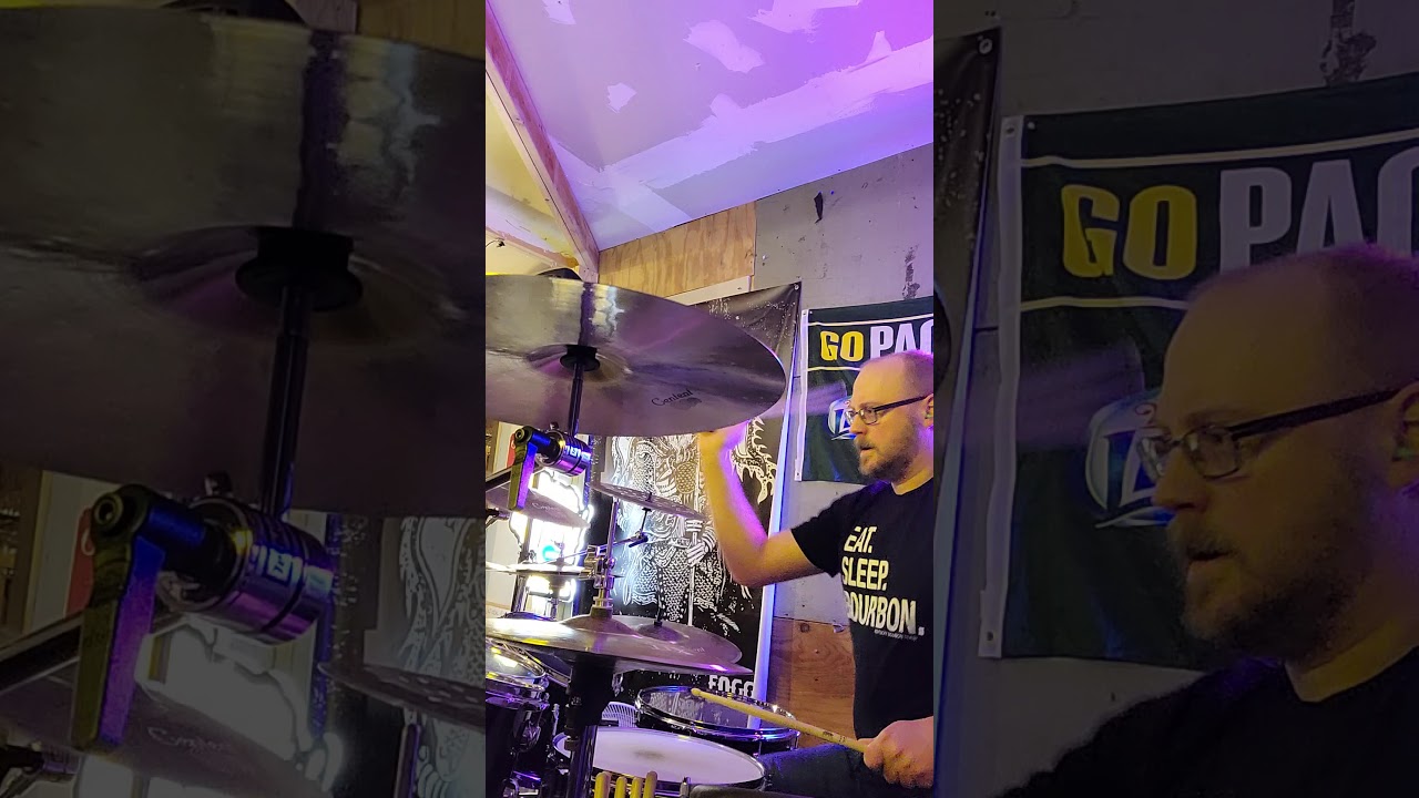 Chris Oelke (Reflection of Flesh) Rehearsal Drum Cam - 02/02/2021- Shaded Morality (City of Filth).