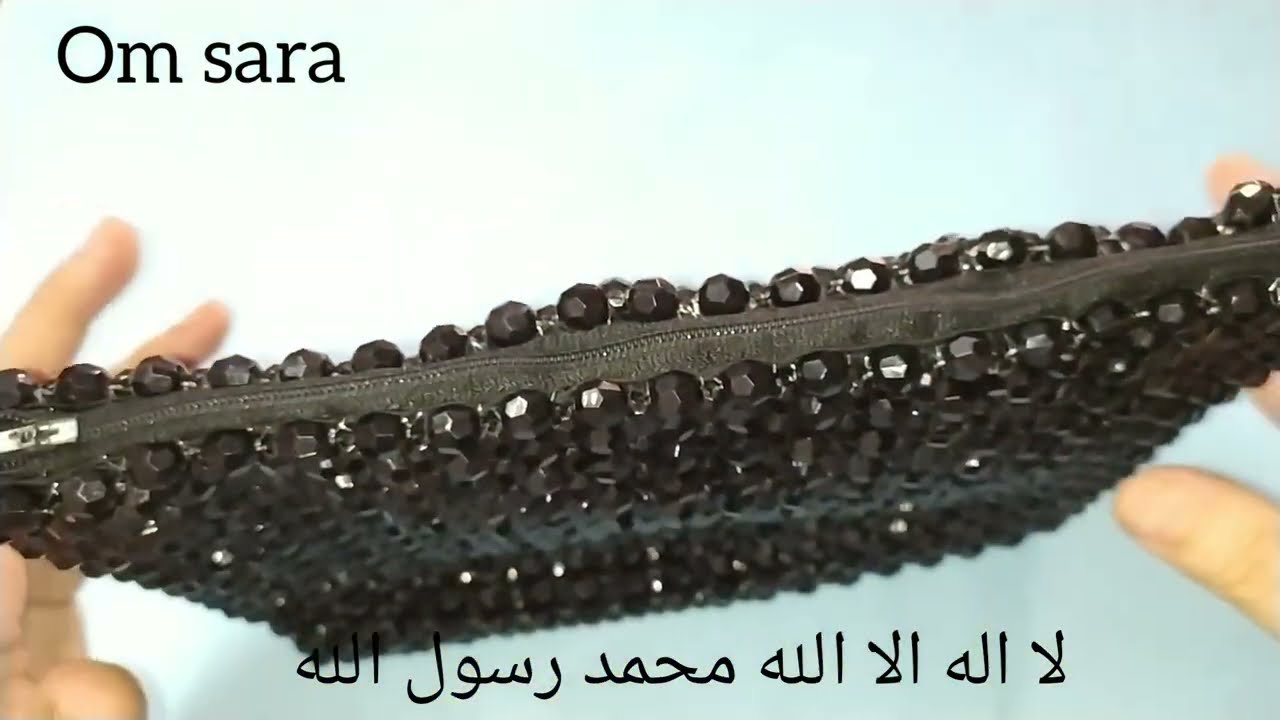 طريقه تركيب السوسته للشنطه الخرز لام ساره 