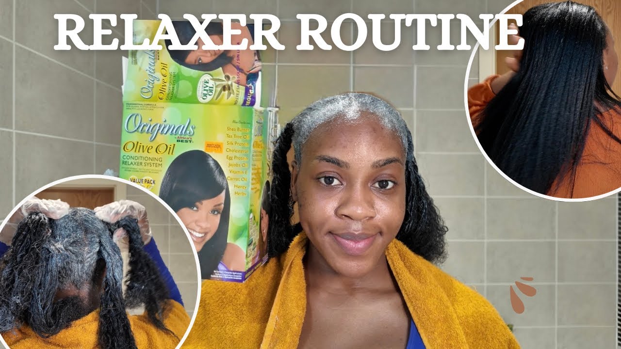 “From Frizz to Fab : Easy at Home RELAXER ROUTINE | step-by-step D.I.Y