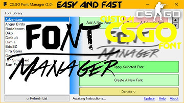 The Easiest Way To Apply The BEST Custom Fonts In Counter Strike (Quick And Easy Tutorial)
