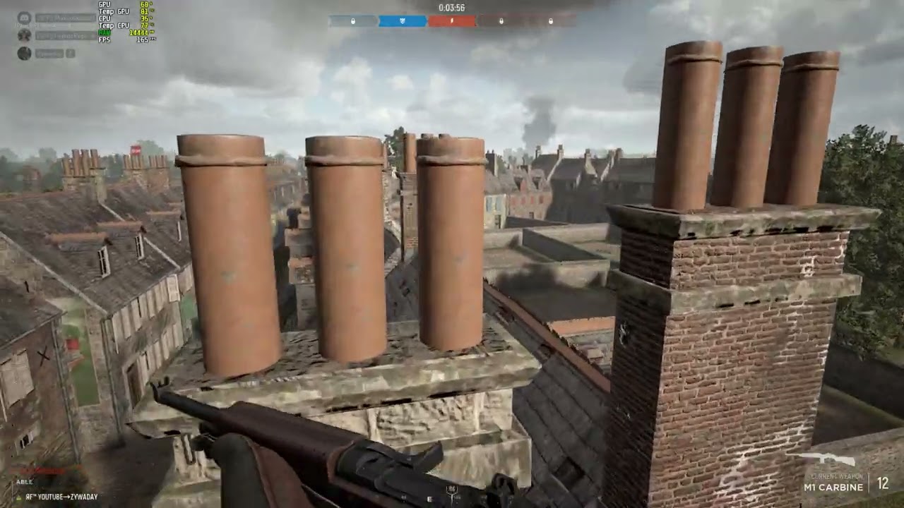 Hell Let Loose - Carentan | Roofs, Glitchs, Bushs. [FR] #3