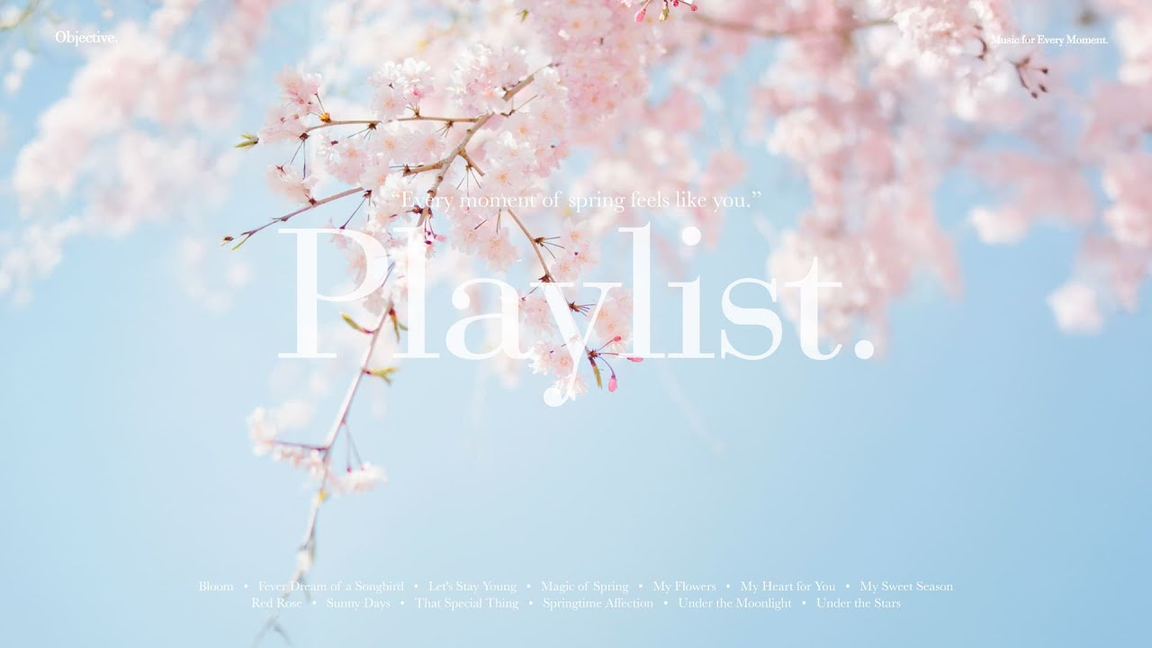 [Playlist] 이 계절의 모든 순간이 너를 닮아 🌸｜ 틀어놓기 좋은 팝송 모음