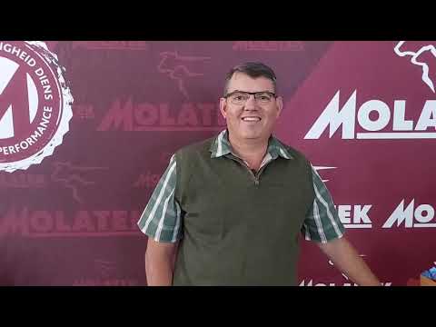 Ons praat met Gerhard van As, streeksbestuur van Molatek in die Kaap, by Bloem Show 2024.