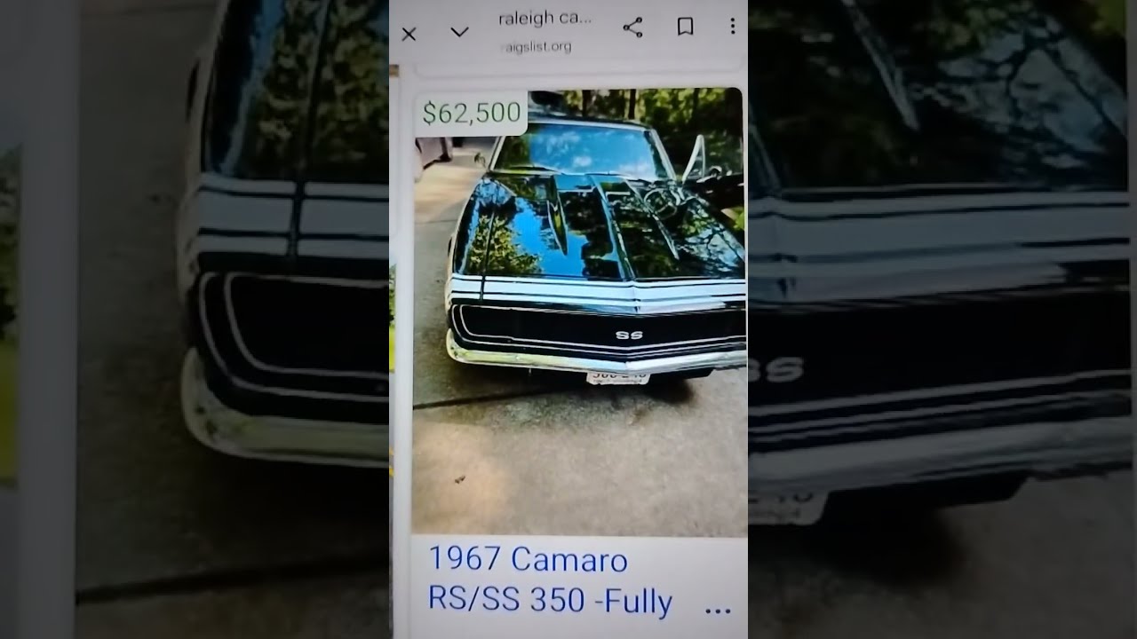 1967 Camaro Rally Sport Ss350 47k 62 500 Nice Car