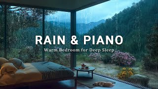 Relaxing Piano With Rain Sounds -  Soothing Music For Stress Relief And Gentle Rest In Bedroom