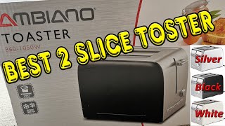 AMBIANO Toaster Aldi Two Slice Toaster Review