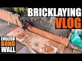 Bricklaying Vlog - English Bond Garden Wall