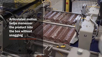 Robotic Case Packer - Round and Square Wafer Products