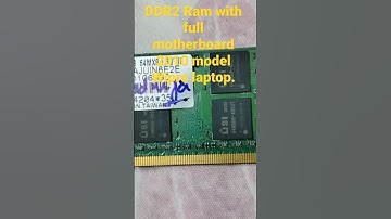 DDR2 ram with full motherboard circuit for computer basics 2008 model..
