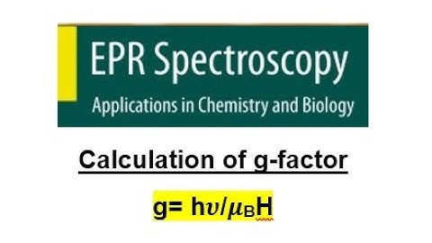 EPR data plotting || Calculation of g-factor || Electron paramagnetic resonance spectroscopy.