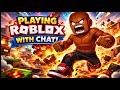 PLAYING ROBLOX WITH CHAT( BrookHaven 🏡RP) + I CUT MY SHIRT