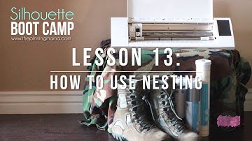 Silhouette Nesting Feature: How to use it