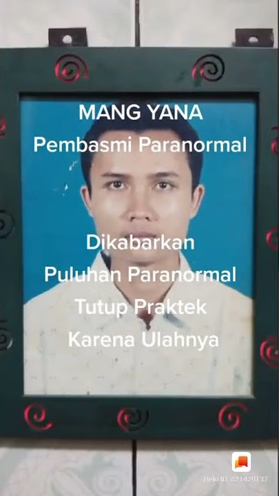 mang yana pembasmi paranormal 😂😂😂😂