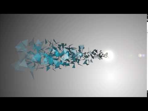 particles text intro
