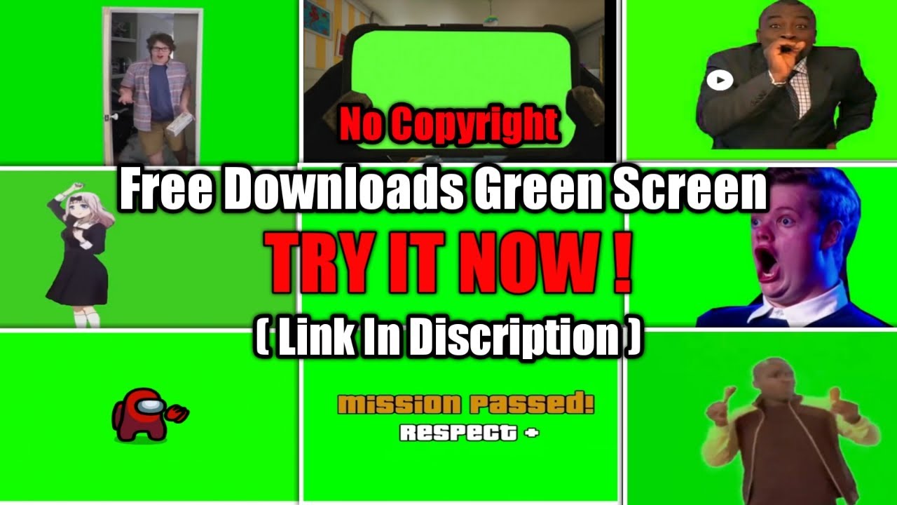 Top20 Green Screen effects Free Green Screen Download link No