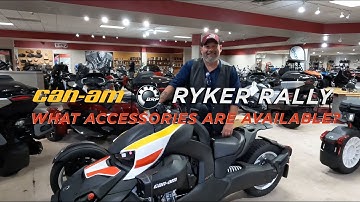 Does the 2022 Can-Am Ryker Rally 3 Wheel Motorcycle Have Any Accessories?