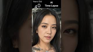 AI time-lapse inspired by the Appearance of Jisoo, with a creative touch #shorts #jisoo #blackpink