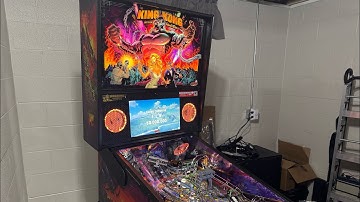 King Kong Pinball LE Unboxing and Setup Stern Pinball Keith Elwin Myth of Terror Island