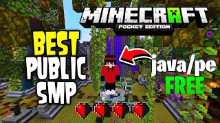 BEST PUBLIC SMP 24/7 LIFESTEAL SMP JAVA/MCPE 1.20+ || FREE TO JOIN PUBLIC SMP SERVER 😎
