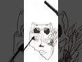 “Flowers bloom even in the darkness of the mind.”#art #sketch  #blackandwhiteart #mandla#conceptart