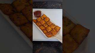 Crispy Rava Potato Squares Recipe | Quick & Easy Tea Time Snack #shorts