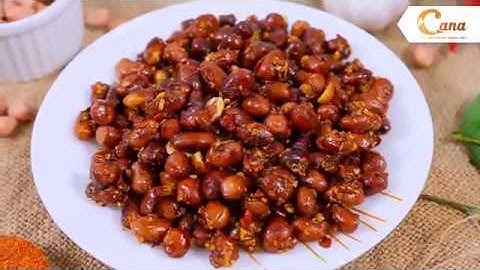 Nước mắm truyền thống CANA - Lạc rang mắm tỏi