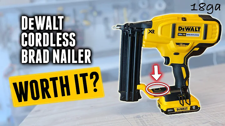 I bought the Dewalt Cordless Brad Nailer. I didn't...