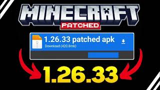 Minecraft 1.26.33.1 Patched Apk Mediafire | Minecraft 1.26.33.1 Download Review ! Update Review screenshot 4
