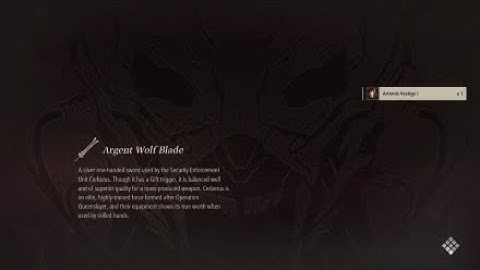 Code Vein - Restoring Artemis Vestige I