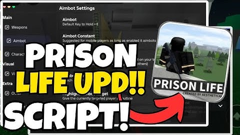 [UPD] Prison Life SCRIPT - 2025!! SEM KEY, Aimbot, Inf bullets & Admin!! (PC & Mobile) PASTEBIN!!