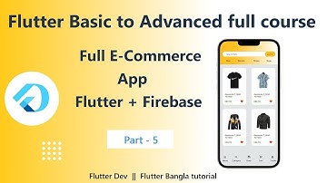 Part -5 Flutter E-commerce app with firebase  #fluttertutorial #firebase #ecommerceapp