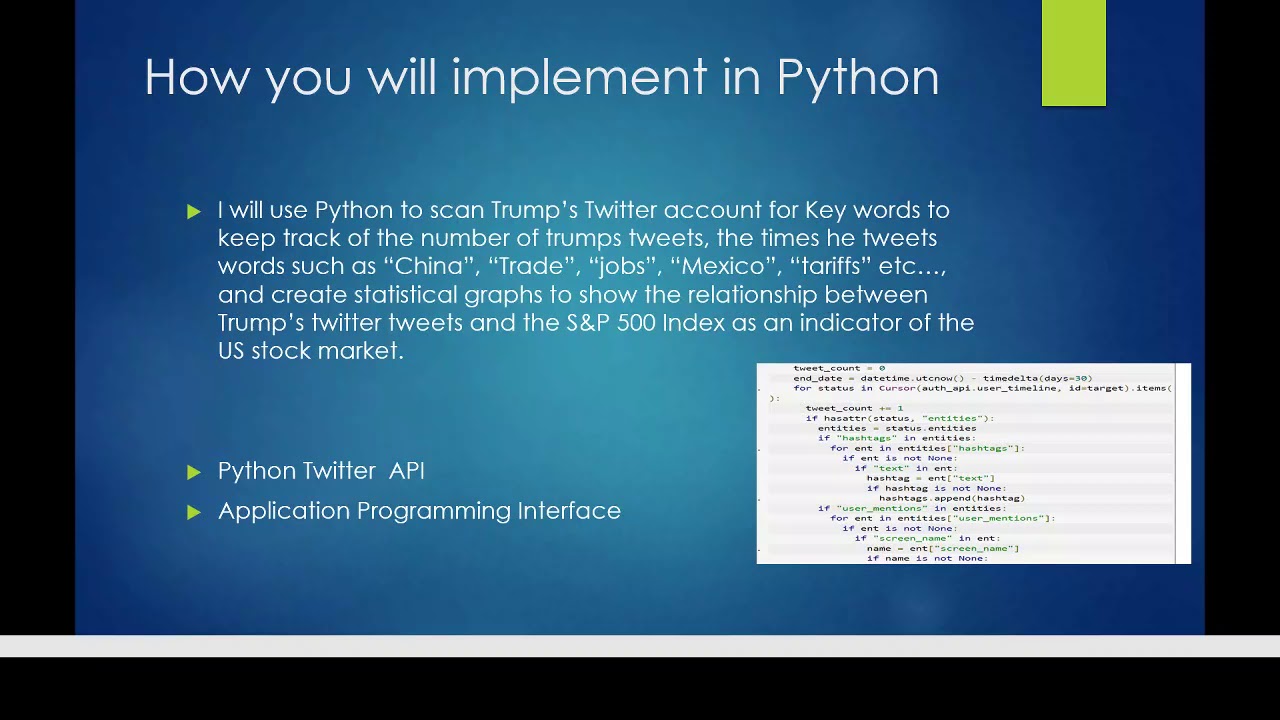 Python Project Proposal-Lauriano B. - YouTube