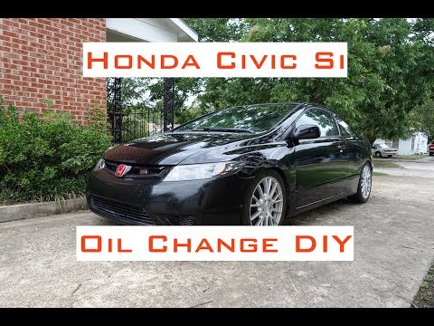 honda-civic-si---oil-change-diy---2006-2011