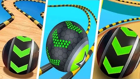 Sky ball vs Rolling ball vs going Balls speedrun gameplay | android iOS