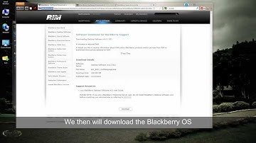 How to installing os for your blackberry Device