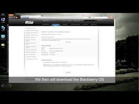 How to installing os for your blackberry Device