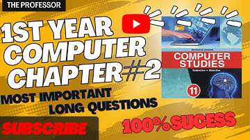 1st year Computer Chapter 1 Important Long Questions.