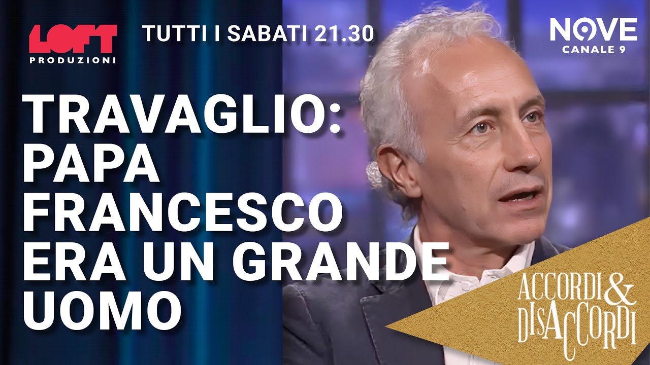 Travaglio: Papa Francesco era un grande uomo