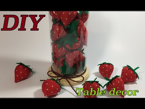 diy-strawberry-table-decor-/-how-to-make-a-table-decor--#54