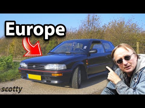 Here&rsquo;s What Toyotas are Like in Europe, Toyota Corolla AE92