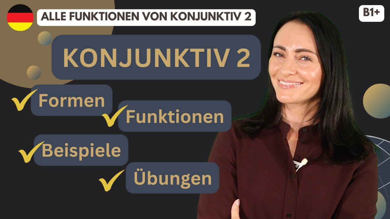 🇩🇪 Konjunktiv 2: alle Funktionen, Beispiele und Übungen am Ende!