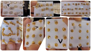 900 টাকা থেকে  2000+ সোনার  নাক ফুল কিনুন / Gold Nose Pin Design's / Diamond nose pin collection
