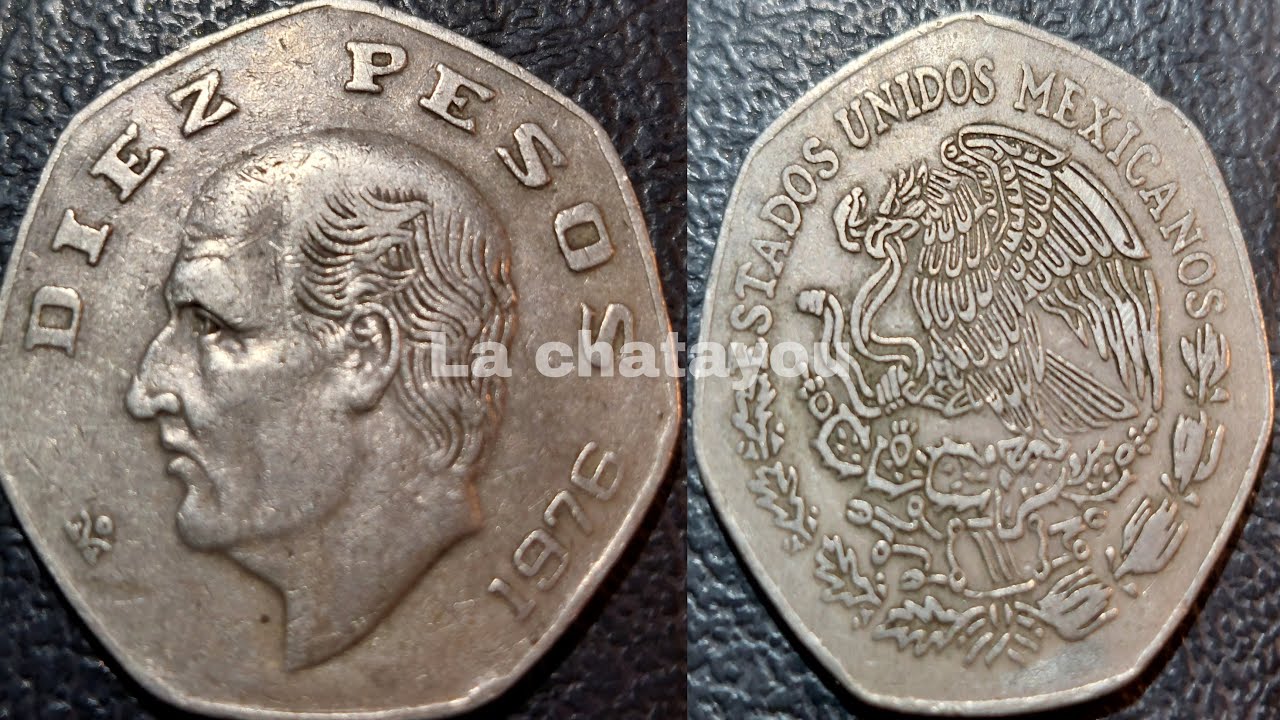 Moneda De Diez Pesos De 1976 YouTube Moneda De Diez Pesos De 1976 YouTube